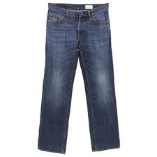 #5331 HUGO BOSS Herren Jeans Hose HB 31 Denim ohne Stretch blue used blau 33/34