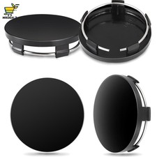 Radnabenkappen, Felgenkappen, VW, Audi, 60mm, schwarz, ABS, 4 Stück