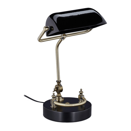 Relaxdays bankerlampe - relaxdays,