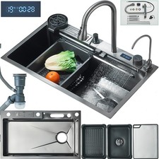 Küchenspüle edelstahl led - edelstahl,