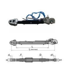 Oberlenker - Gabelgelenkmodell mit automatischen Fanghaken Kat. 3