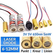 Laserdiode Rot 650nm 5mW 3V 5V