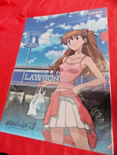 NEU! ASUKA LANGLEY Evangelion 2.0 LAWSON A4 GRÖSSE KLARER AKTENORDNER UK 🚚 ANIME