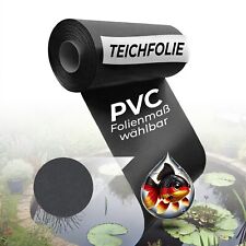 Teichfolie PVC 0,5mm – Teichfolie schwarz, Teichfolie für Gartenteich - 2,99€/m²