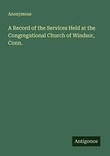 A Record of the Services Held