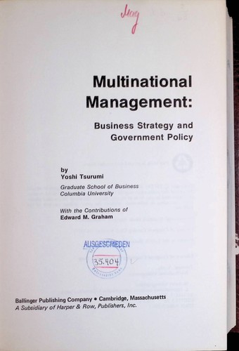 Multinational management