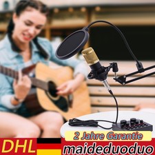 V8 Externe Soundkarte USB-Schnittstelle Mikrofon Mixer Für Audio/Broadcast/Live