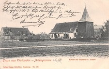 10630) Gruss aus Karte Vierlanden Altengamme bei Hamburg gelaufen 1907