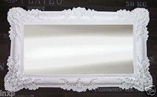 Wandspiegel weiß 96x57 antik - wandspiegel,