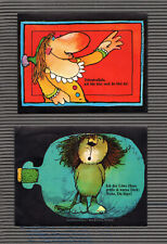 2 alte Aufkleber JANOSCH -