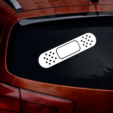 2x Auto Aufkleber Pflaster