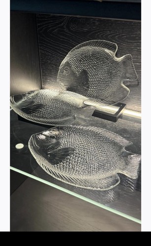 3er set glas vintage - glas,