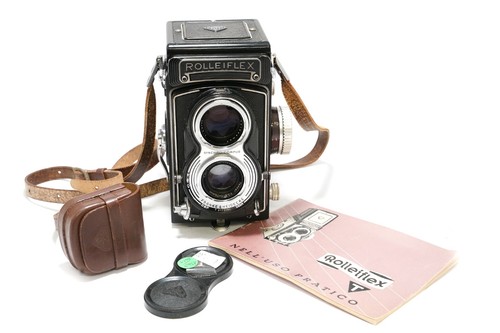 Analoge kamera rolleiflex - kamera,