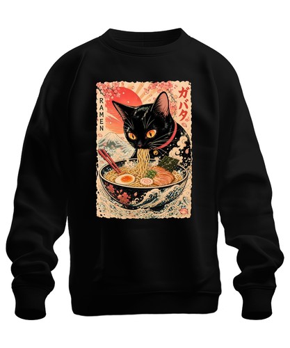 Ramen schwarze katze - schwarze, japanisch
