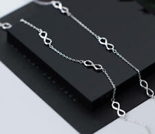 B18 Armband Symbol der Unendlichkeit liegende Acht Sterling Silber 925 