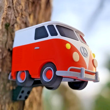 Retro camper vogelhaus - retro,