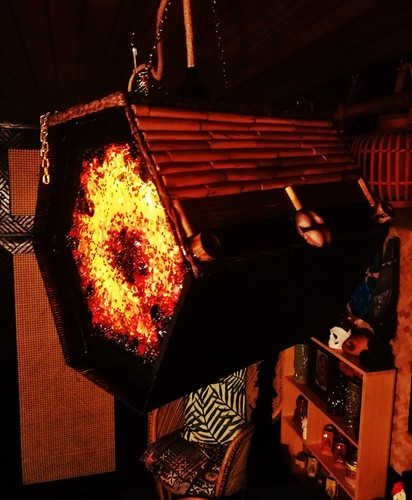 Tiki inspired lamp - tiki,