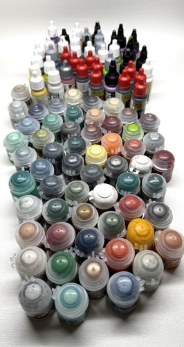 110 miniature paints various - miniature,