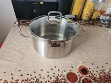 Schulte-Ufer Eco Line P0504 Edelstahl Fleischtopf Kochtopf  - Ø 24 cm - 5 Liter