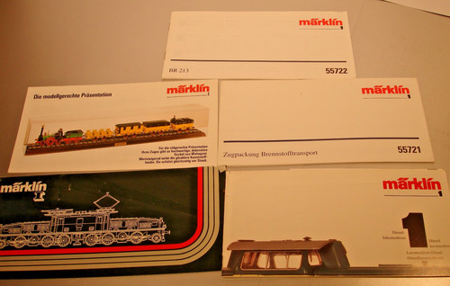 Märklin 5 lokomotiven - 1:,