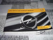 Opel Service Booklet v 2013