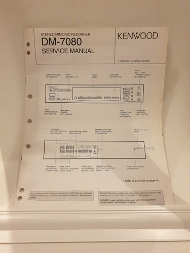 Service manual kenwood stereo - service,