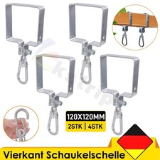 Schaukelhaken 12x12cm Vierkant