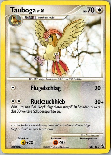Pokemon tauboga 132 - tauboga, 58/132
