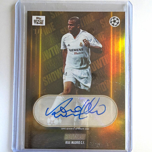 Topps showtime ronaldo real - topps,