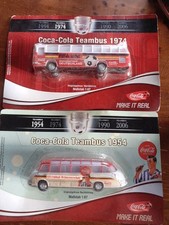 2 x Original Coca-Cola Teambus