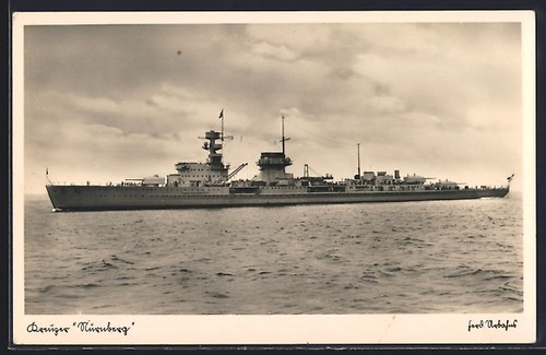 Kriegsmarine kreuzer - ak, kriegsmarine-kreuzer