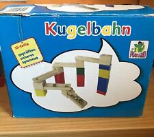 Holzspielzeug Kugelbahn 15 teilig mit 3 Kugeln gebraucht