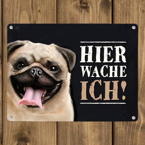 Metall schild warnschild - metall-schild,
