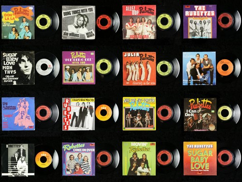 16x singles rubbettes - singles,