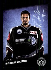 Florian Vollmer SC Riessersee 2015-16 Autogrammkartel Eishockey + A 165295