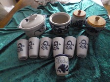 KERAMIK SALZGLASUR 4TÖPFE UND