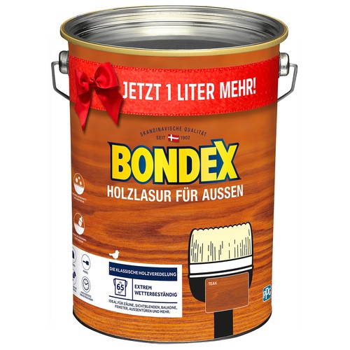 Bondex holzlasur außen teak - holzlasur,