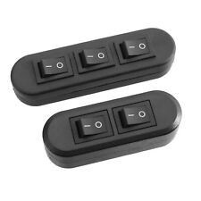 Aufbau Wippschalter 2-fach / 3-fach im Gehäuse Modellbau Heimwerker PC Audio KFZ