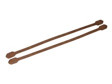 Taschengriffe Taschenhenkel Henkel 65cm Lederimitat (veganes Leder) Braun 1 Paar