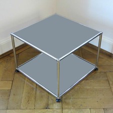 * USM Haller Drucker Tisch * TV-Ständer * Mittelgrau * Möbel * 50x50x39,5 *