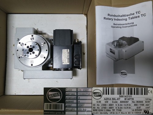 Weiss rundschalttisch 150t - weiss,