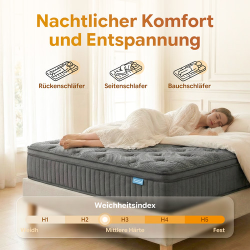 Mattress matratze 25cm 90x200 - matratze,