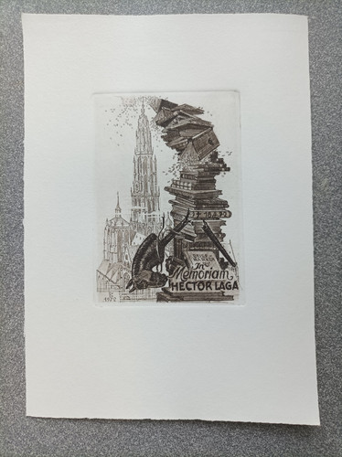 Exlibris otto holl - exlibris,, holl,