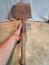 antiker Feldspaten,vermutlich Wehrmacht,WK 2,militaria,Dachbodenfund,Bodenfund