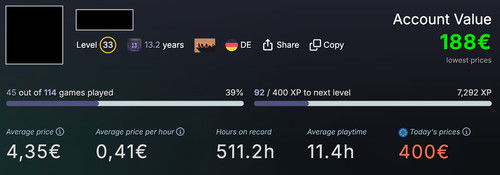 Jahre alter steam - jahre, steam‑account