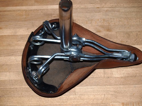 Fahrrad sattel leder mit - fahrrad-sattel,