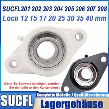 SUCFL201 - SUCFL208 Nylon-Kunststoff Diamant Gehäuselager Flanschlager Lagerbock