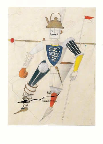 Doppelkarte oskar schlemmer - doppelkarte:,