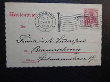 Deutsches Reich Flaggenstempel Columbia-Maschine auf Kartenbrief