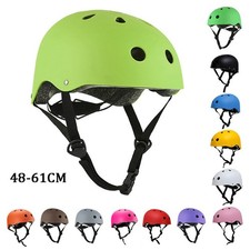 Kinder Erwachsene Fahrradhelm Kinderhelm Skaterhelm Verstellbar Fahrrad RollerDE